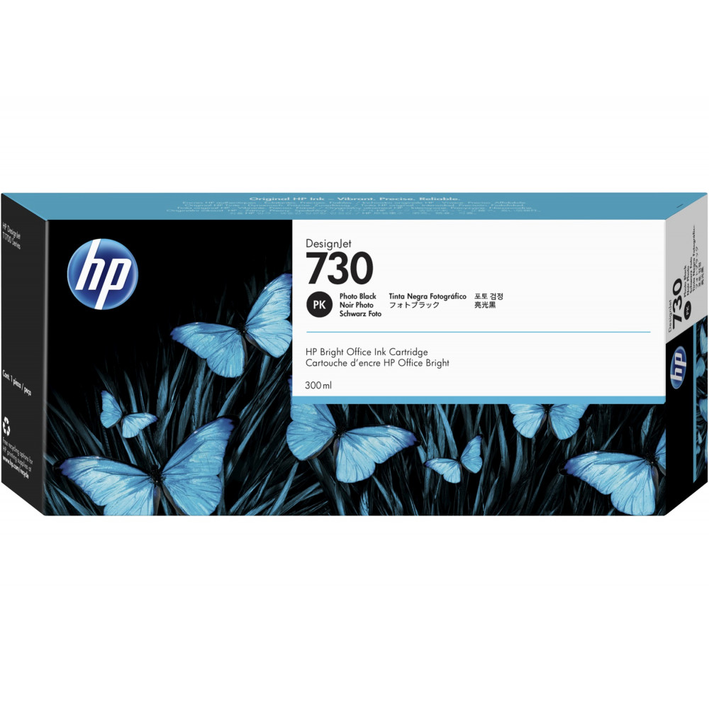 Картридж HP 730 DesignJet T1600/T1700/T2600 Photo Black 300ml