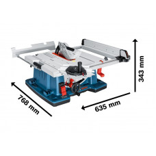 Стіл розпилювальний Bosch Professional GTS 10 XC 2100Вт диск 254мм 3200об/хв 35кг