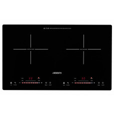 Плитка настільна Ardesto індукційна, конфорок - 2 на 1.3кВт + 1.8кВт горизонт., керування - сенсорне, таймер, boost, чорний