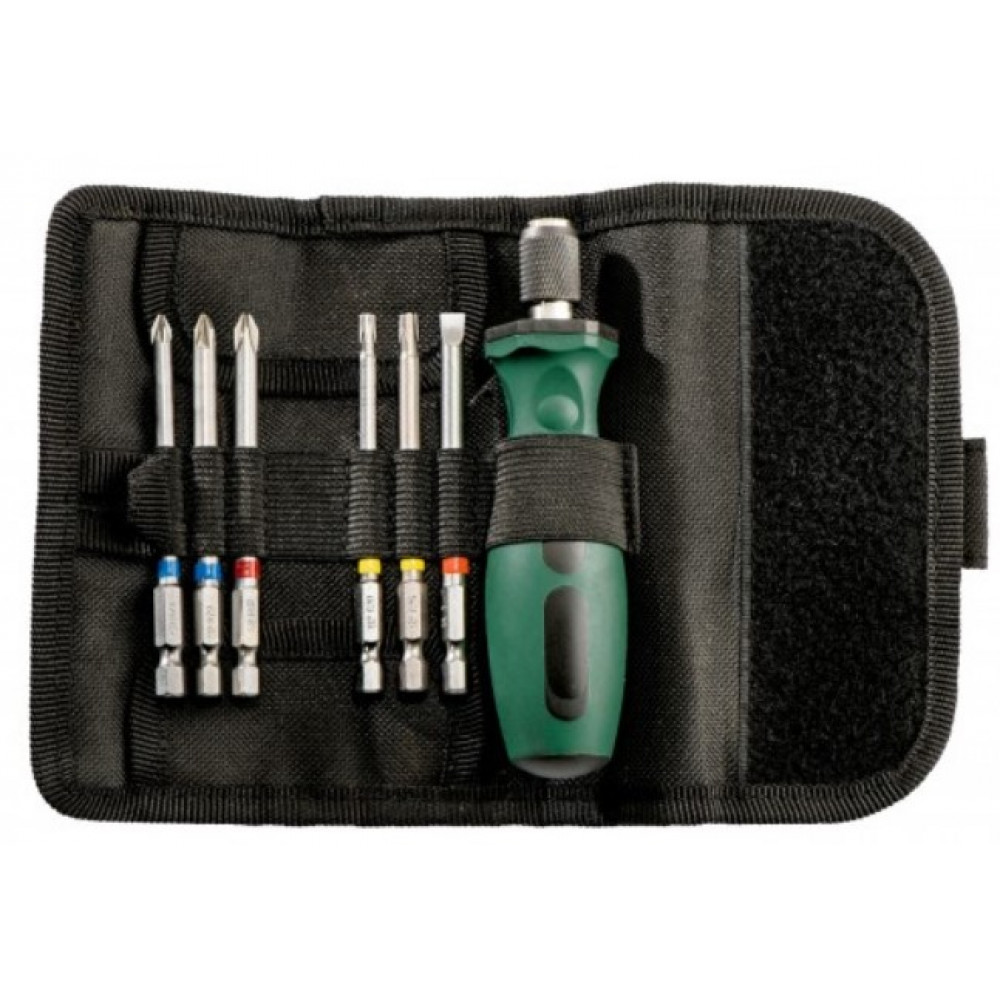 Викрутки Metabo набір 7шт, 6 біт, SL,PH,PZ,Torx