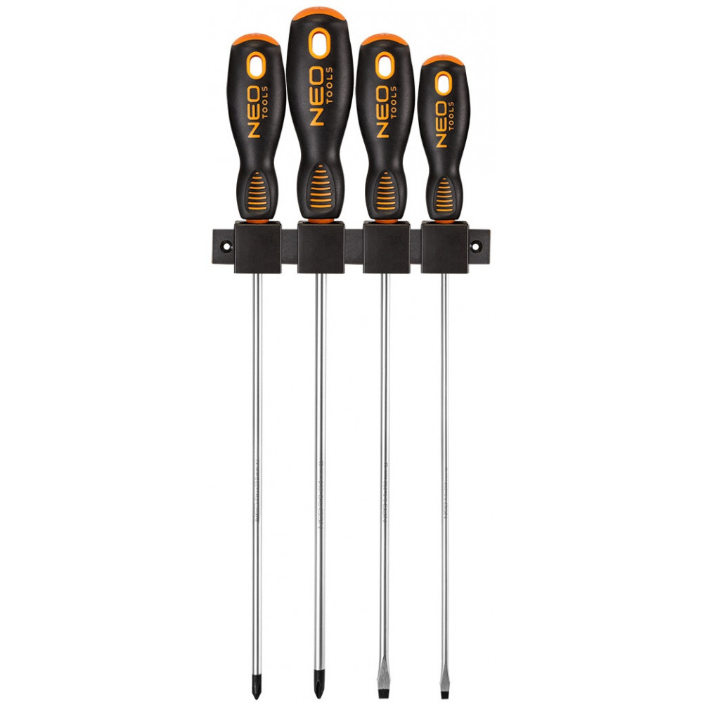 Викрутки Neo Tools набір 4шт, SL,PH, 250мм, сталь S2