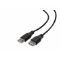 Кабель USB-A > USB-AF заряджання/синхронізації 2E 1.8м, чорний