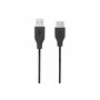 Кабель USB-A > USB-AF заряджання/синхронізації 2E 1.8м, чорний