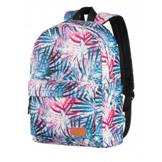 Рюкзак 2Е, TeensPack Palms, рожевий