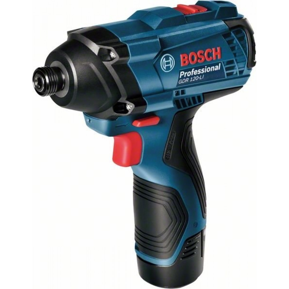 Гвинтоверт ударний акумуляторний Bosch Professional GDR 120-LI 12V 1300/2600об/хв 100Нм М4-М12 1.1кг без АКБ та ЗП