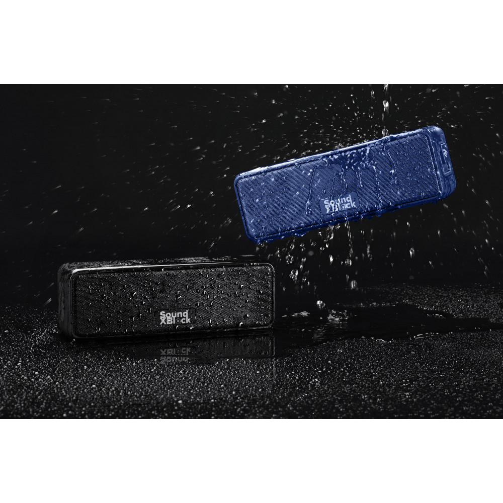 Акустична система 2E SoundXBlock TWS, MP3, Wireless, Waterproof Blue