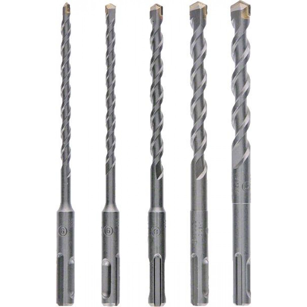 Набір бурів по бетону Bosch Professional SDS-Plus, 5,6,7,8,10мм, 5шт