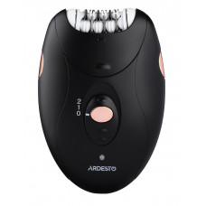 Епілятор Ardesto LESH-Y305 пінцетний, акумул., пінцет.-18, сух., насадок-1, чорний