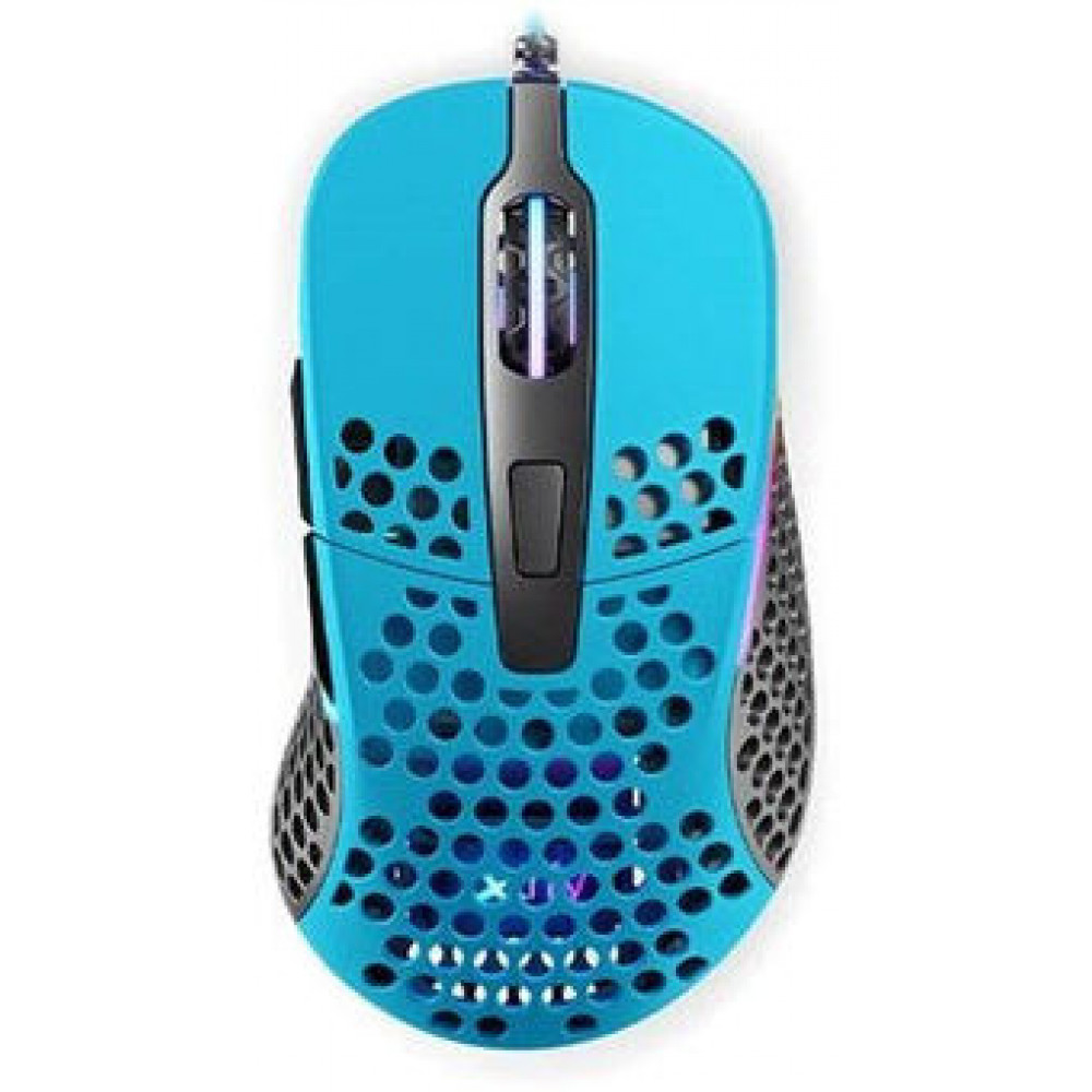 Миша Xtrfy M4, USB-A, RGB, Miami Blue