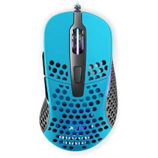 Миша Xtrfy M4, USB-A, RGB, Miami Blue