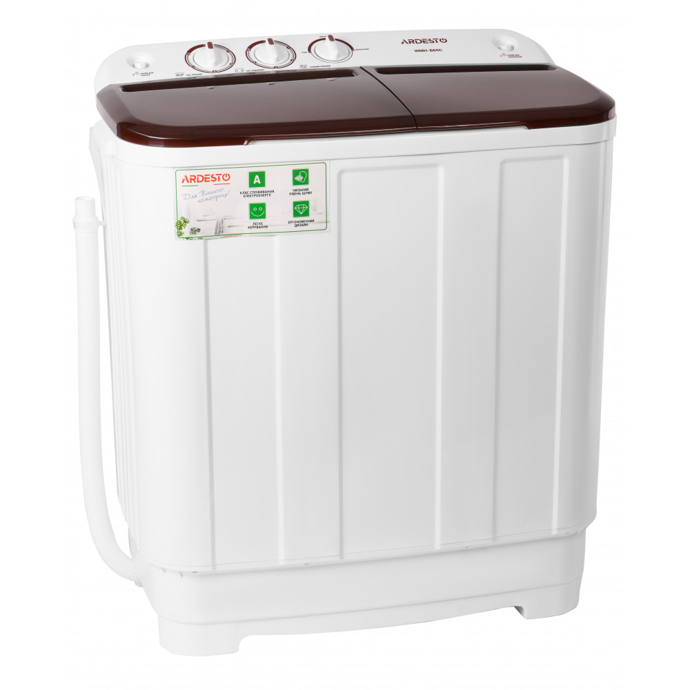 Пральна машина ARDESTO напівавтомат., 6.5кг, 1350, A, 41см, віджим, білий