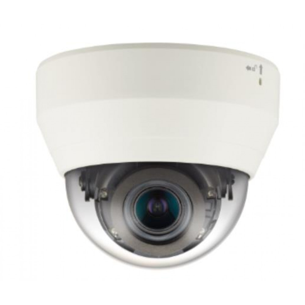 Камера IP Hanwha  QND-6070R, 2MP, Indoor Dome, 2.8-12mm, f/1.4-3.6, IR20m, Mic, DC 12V/PoE, IK08