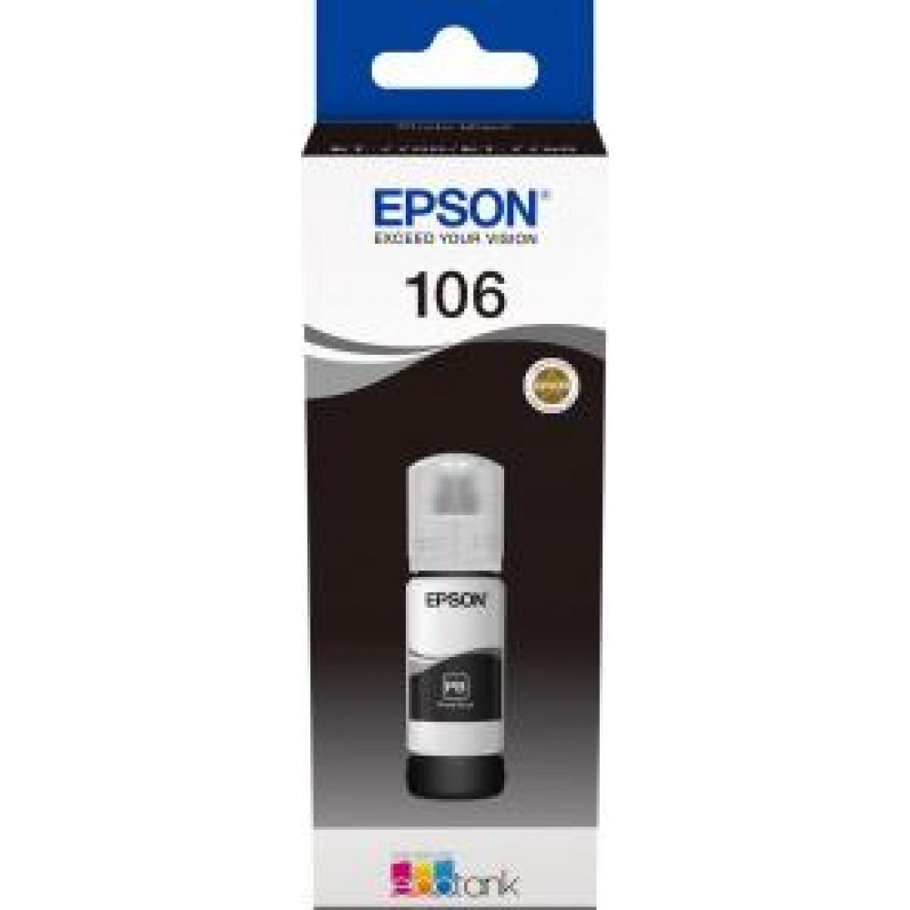 Контейнер з чорнилом Epson 106 EcoTank L7160/L7180 black