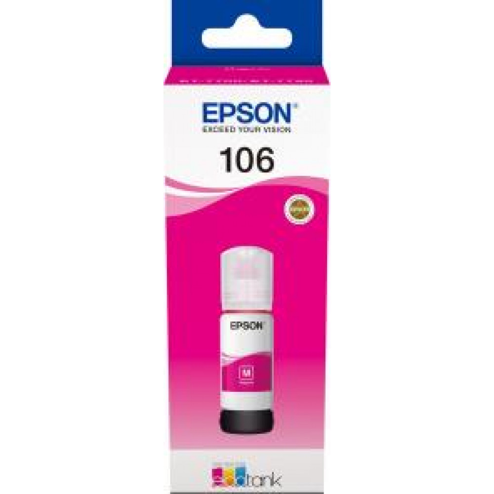 Контейнер з чорнилом Epson 106 EcoTank L7160/L7180 magenta