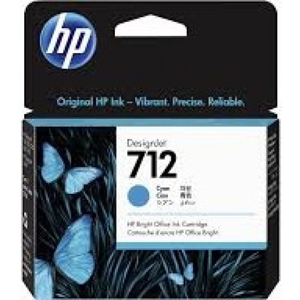 Картридж HP 712 DesignJet T230/T630/T650 Cyan 29ml