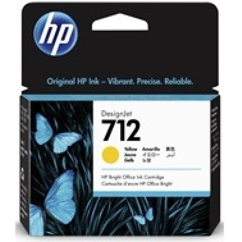 Картридж HP 712 DesignJet T230/T630/T650 Yellow 29ml