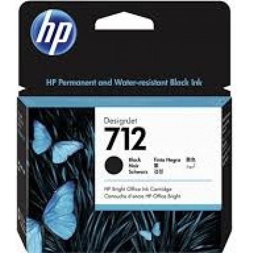 Картридж HP 712 DesignJet T230/T630/T650 Black 80ml
