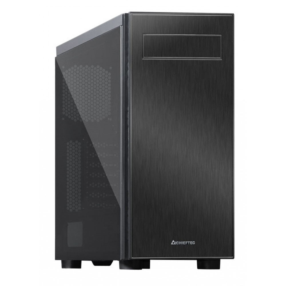 Корпус CHIEFTEC Gaming Hawk AL-02B Tempered Glass Edition, без БЖ, 2xUSB3.1, 1xUSB2.0, VGA 349мм, LCS ready, ATX, чорний