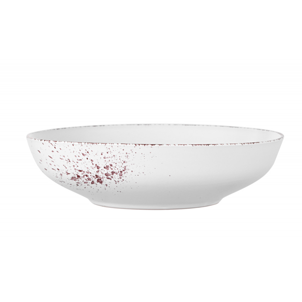 Тарілка супова Ardesto Lucca Winter white, 20см, кераміка, білий