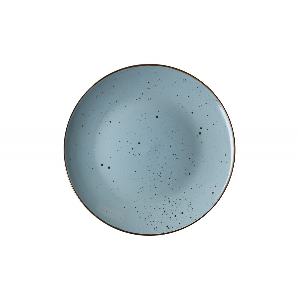 Тарілка обідня Ardesto Bagheria Misty blue, 26см, кераміка, синій