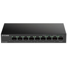 Комутатор D-Link DES-1009MP 8xFE PoE, 1xGE, 117Вт Комутатор D-Link DES-1009MP 8xFE PoE, 1xGE, 117Вт