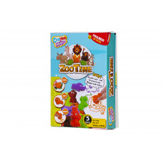 Набір для творчості Paulinda Crayon clay Зоопарк 2в1 маса для ліплення та олівці, розмальовка