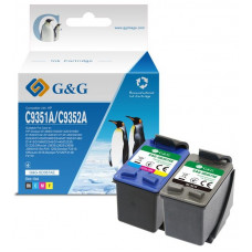 Картридж G&G до HP No.21/22 DJ3920/3940, PSC1410 Black/Tri-color Combo Pack