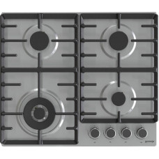 Варильна поверхня Gorenje газова, 60см, чавун, нерж Варильна поверхня Gorenje газова, 60см, чавун, нерж