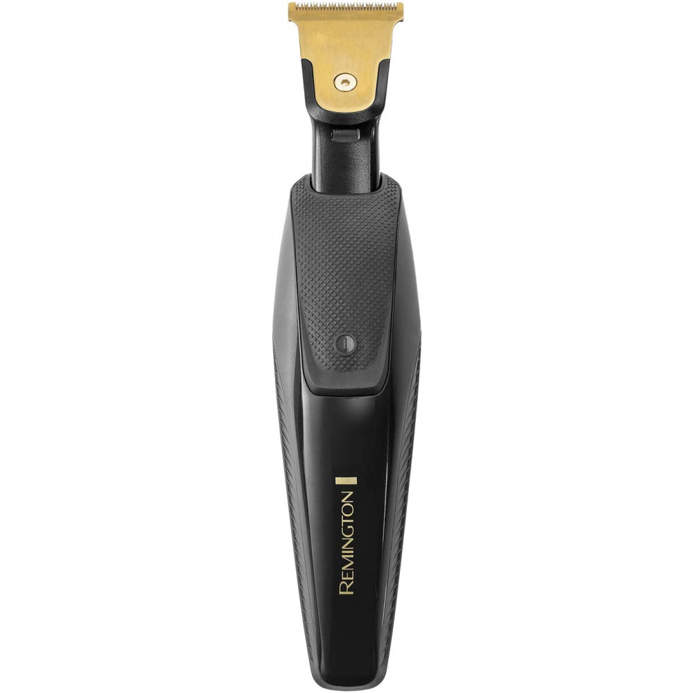 Тример Remington T-Series, для бороди і вусів, акум., роторний мотор, насадок-8, сталь, чорний