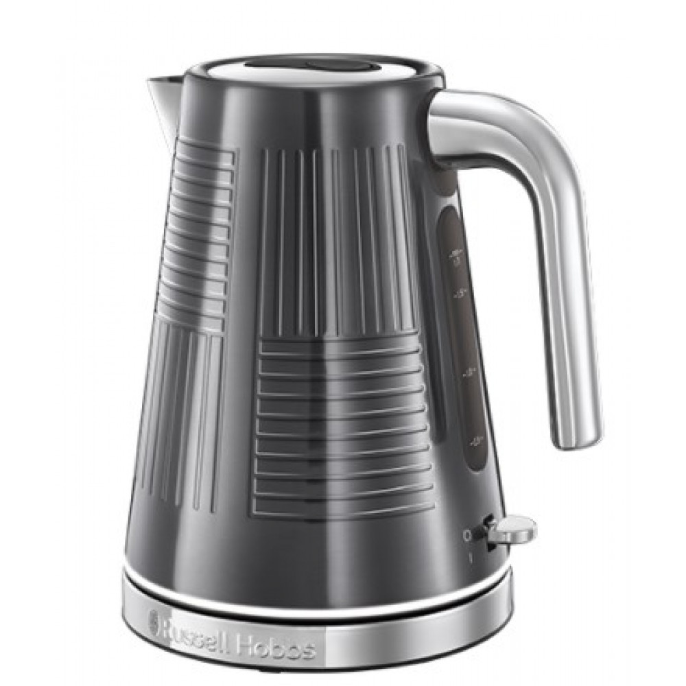 Електрочайник Russell Hobbs Geo Steel, 1.7л, метал, чорний