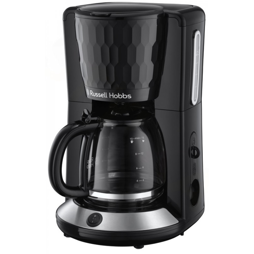 Кавоварка Russell Hobbs крапельна Honeycomb 1.25л, мелена, чорний