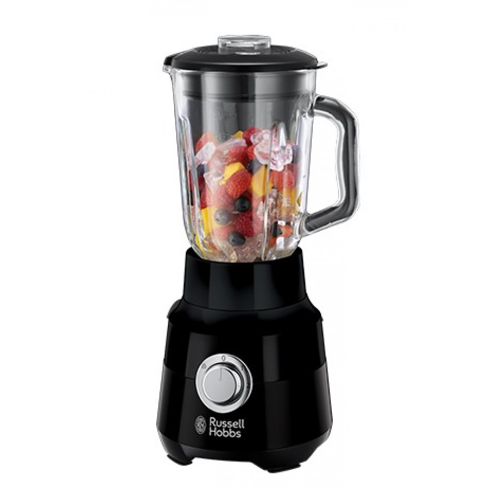 Блендер Russell Hobbs стаціонарний Matte Black 650Вт, чаша-1500мл, чорний