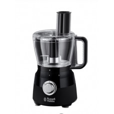 Кухонна машина Russell Hobbs Matte Black 600Вт, чаша-пластик, корпус-пластик, насадок-9, чорний
