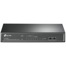 Комутатор TP-LINK TL-SF1008LP, 8x1FE (4xPoE), 41Вт, Некерований Комутатор TP-LINK TL-SF1008LP, 8x1FE (4xPoE), 41Вт, Некерований