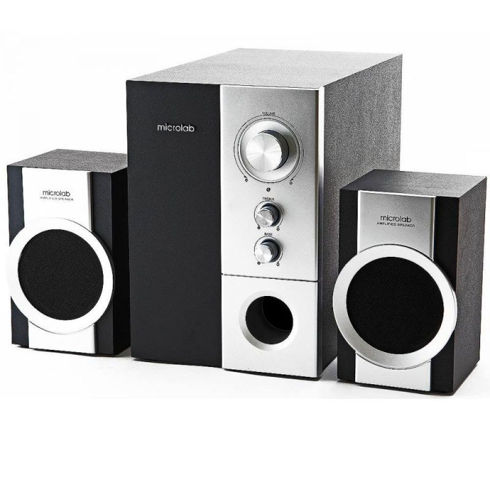 Акустична система MICROLAB M-590 2.1, 14W, mini-jack,чорний