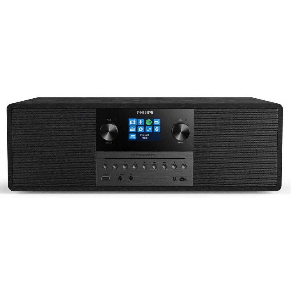 Мікросистема Philips TAM6805 2.0, 50Вт, Spotify, LCD 2.4