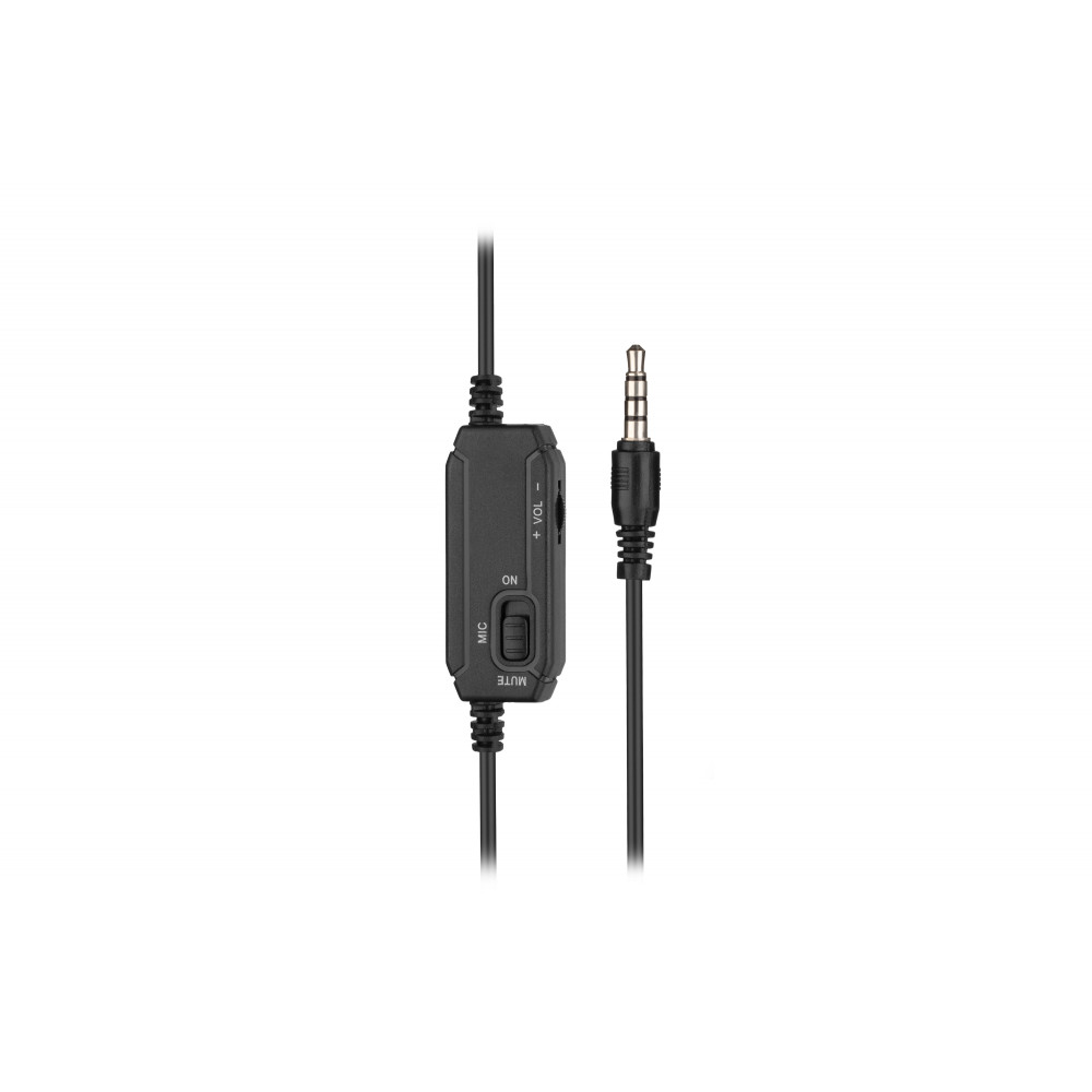 Гарнітура ПК стерео On-ear 2E CH12 mini-jack, omni-mic, 1.2м, чорний