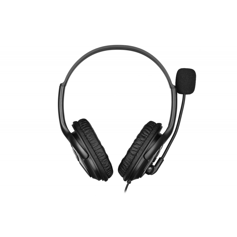 Гарнітура ПК стерео Over-ear 2E CH13 mini-jack, omni-mic, 1.2м, чорний
