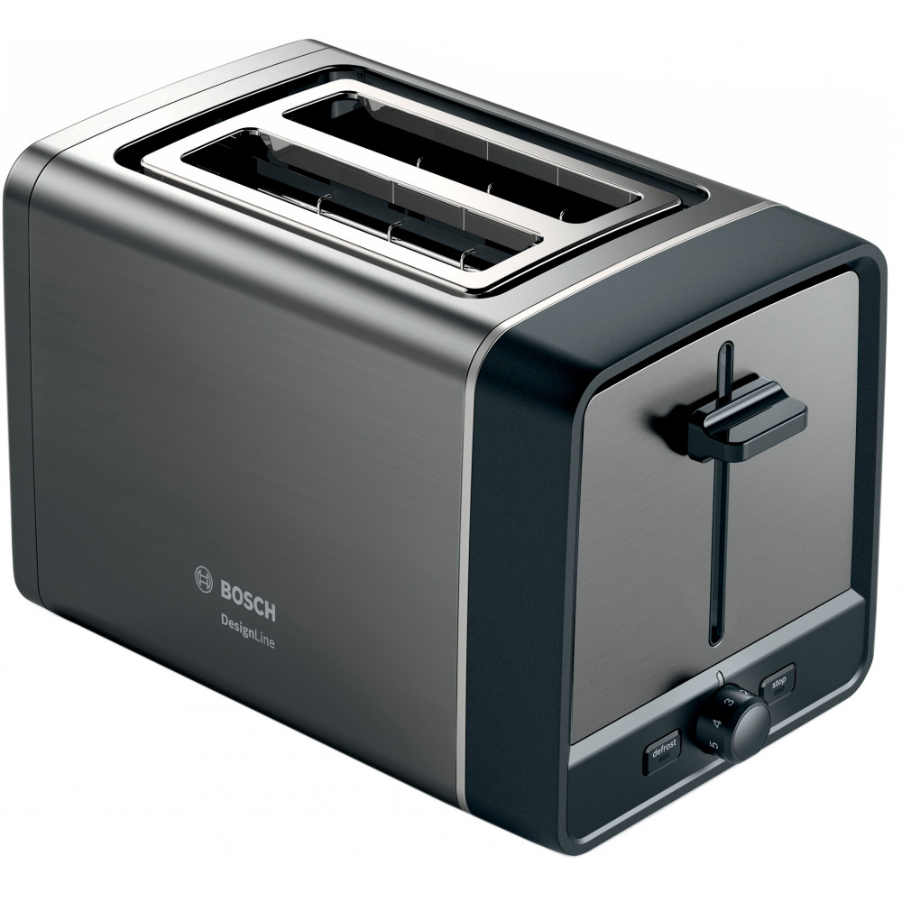 Тостер Bosch 970Вт, пластик, сірий