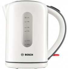 Електрочайник Bosch 1.7л, пластик, сіро-білий
