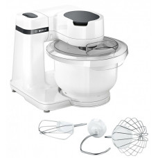 Кухонна машина Bosch 700Вт, чаша-пластик, корпус-пластик, насадок-3, білий