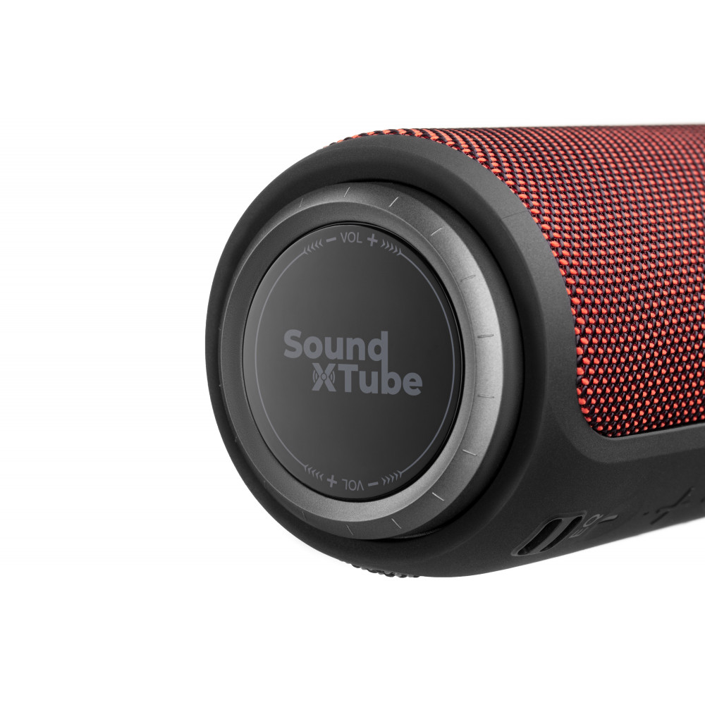 Акустична система 2E SoundXTube TWS, MP3, Wireless, Waterproof Red