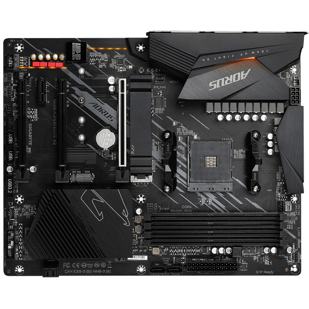 Материнська плата GIGABYTE B550 AORUS ELITE V2 sAM4 B550 4xDDR4 M.2 HDMI DP ATX
