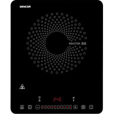 Плитка настільна Sencor індукційна, комфорок - 1 на 2кВт, керування - сенсорне, чорний