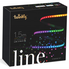 Стрічка Smart LED Twinkly Line RGB IP20 1.5м кабель чорний