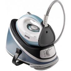 Праска-парогенератор Gorenje, 2200Вт, 2000мл, паровий удар, паровий удар -100гр, мех.упр., керам. підошва, голубий Праска-парогенератор Gorenje, 2200Вт, 2000мл, паровий удар, паровий удар -100гр, мех.упр., керам. підошва, голубий