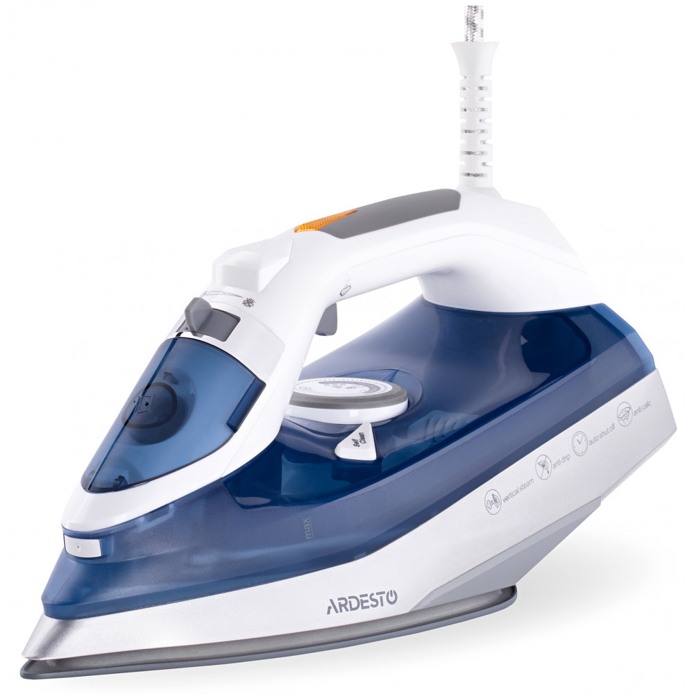 Праска Ardesto IR-C2232-BL, 2200Вт, 320мл, паровий удар, керам. підошва,  синій