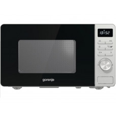 Мікрохвильова піч Gorenje, 20л, електр. керув., 800Вт, дисплей, нерж