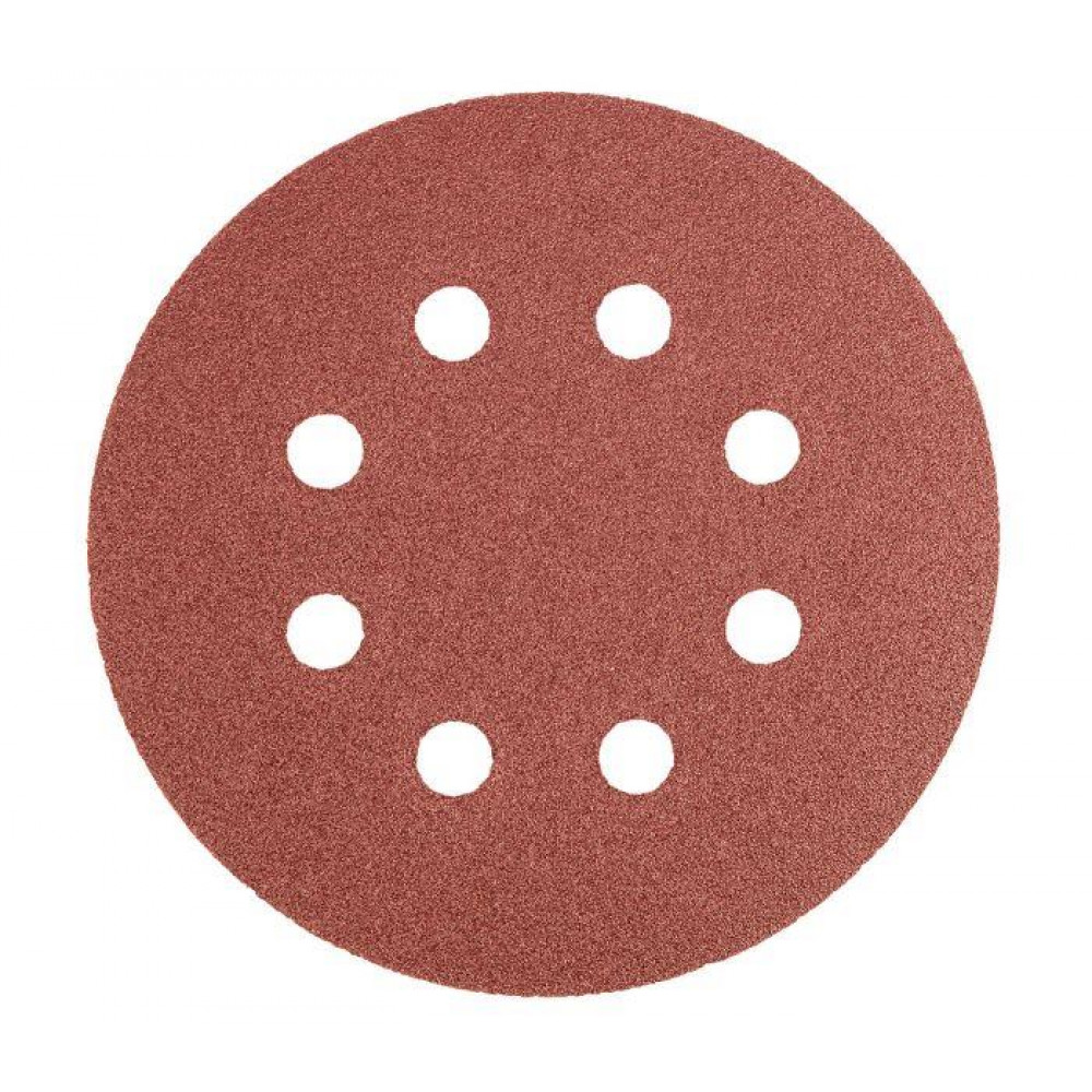 Шліфувальний папір дисковий GRAPHITE, 5шт, на липучці, 125мм, K120