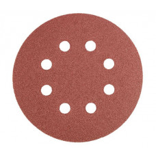 Шліфувальний папір дисковий GRAPHITE, 5шт, на липучці, 125мм, K120 Шліфувальний папір дисковий GRAPHITE, 5шт, на липучці, 125мм, K120